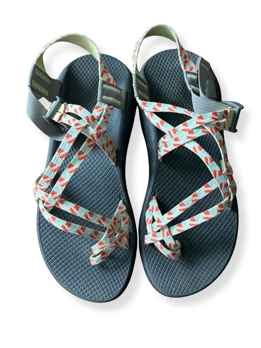 Chaco Z/Cloud Sport Hiking Sandals Women’s Size 10 Geometric